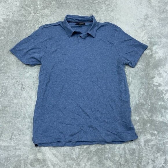 Banana Republic Mens Collared Blue Polo Shirt Medium 100% Cotton a0882 - Picture 1 of 7